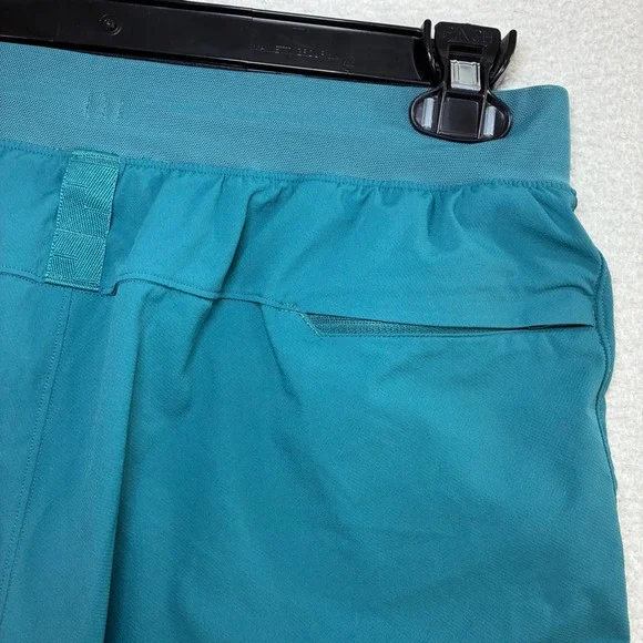 Lululemon License To Train Short Men M Teal 8" Linerless LTT Running Gym LM7APYS - Picture 4 of 10